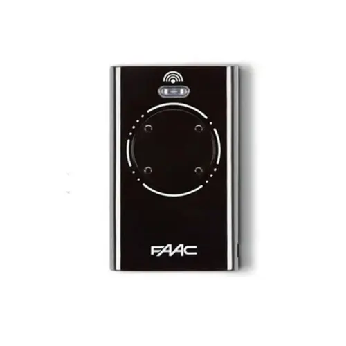 Mando 4 canales negro SLH LR 433 MHz Faac