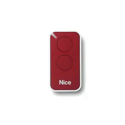 Mando 2 canales miniaturizado rojo ERA INTI Nice
