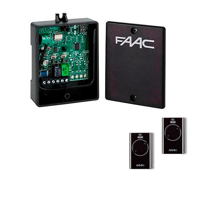 Kit receptor y mandos Faac XR2 433 C