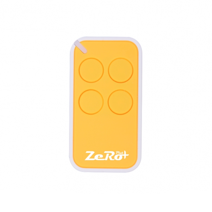 Mando garaje universal duplicante amarillo 4 botones clonador ZERO PLUS