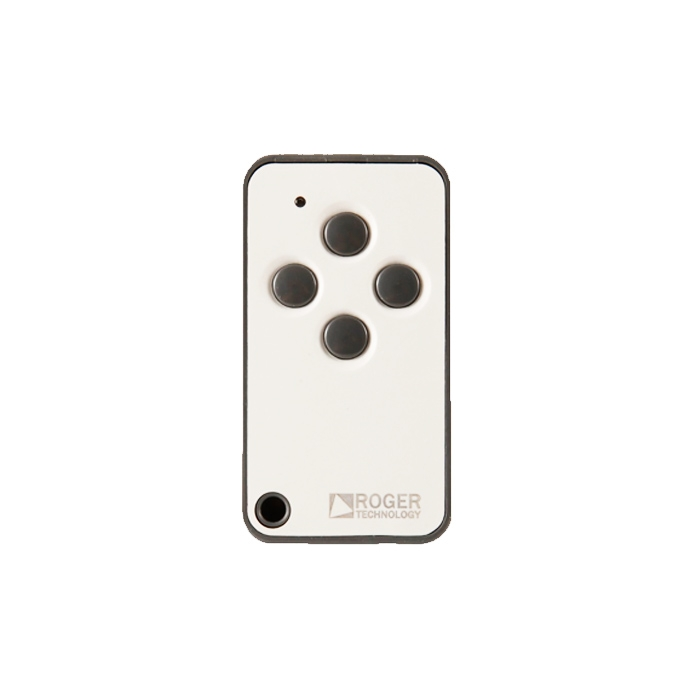 Mando garaje ROGER TECHNOLOGY cuatro botones gris E80