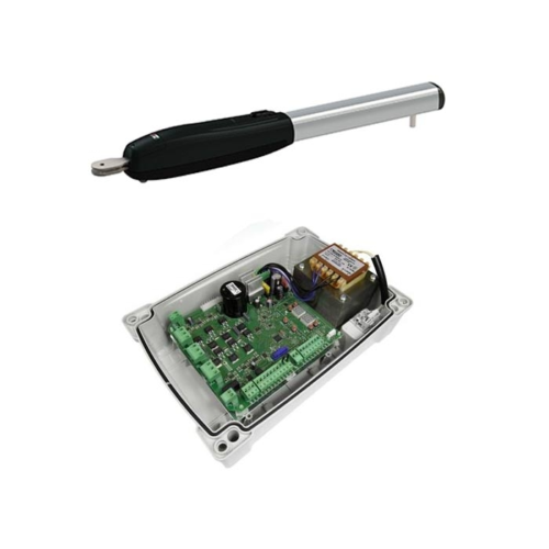 Kit 1 motor ROGER SMARTY puertas batientes y cuadro de maniobras EDGE