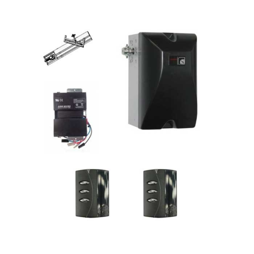 Kit Pujol Upper 24 V con bateria, 3 metros tiro de cadena y 2 mandos vario black