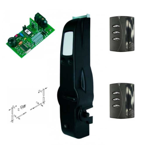 Kit Pujol motor P-504 24 V con herrajes, TRV 255 y dos mandos