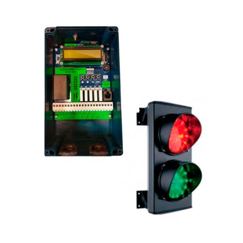 Kit sistema de control de aforo con un semaforo y sin fotocelulas