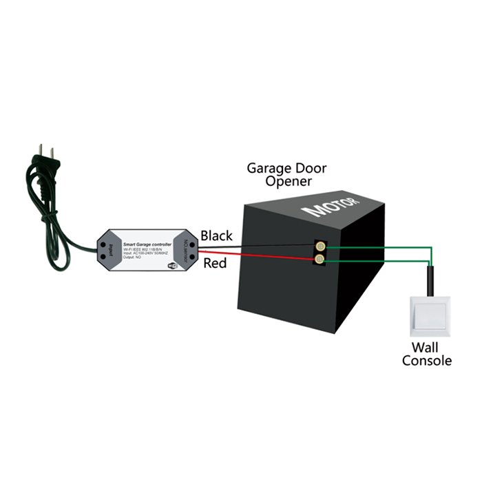 Interruptor Wifi para puertas de garaje-3956