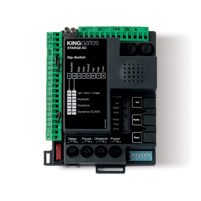 King Gates STAR G8 cuadro de maniobras para puertas abatibles o correderas-0